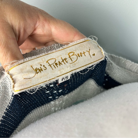 Jen’s Pirate Booty SWALLOWTAIL Gray Maxi Dress Metallic Asymmetrical Sz S - Picture 8 of 13